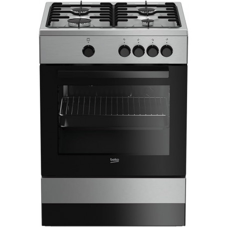 BEKO FSG62000DX - CUCINA A GAS 4 FUOCHI INOX