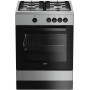 BEKO FSG62000DX - CUCINA A GAS 4 FUOCHI INOX