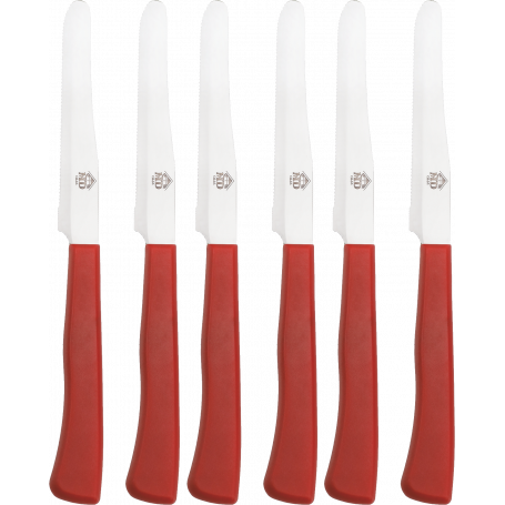 SET COLTELLI 6 PEZZI ROSSO