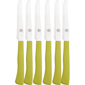 SET COLTELLI 6 PEZZI VERDE