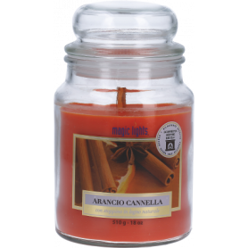 CANDELA GIARA ARANCIO E CANNELLA 510GR