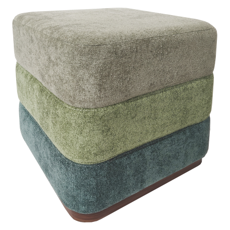 MD CASA - POUF OTTOMAN VERDE