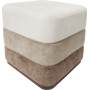 MD CASA - POUF OTTOMAN BEIGE