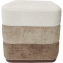 MD CASA - POUF OTTOMAN BEIGE