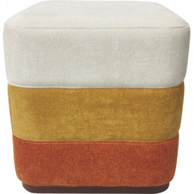 MD CASA - POUF OTTOMAN SENAPE