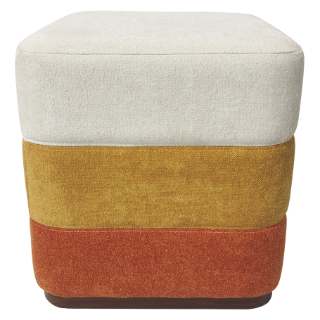 MD CASA - POUF OTTOMAN SENAPE