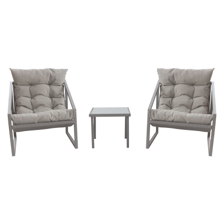 MD GARDEN SET COMFORT DUE POLTRONE E TAVOLINO