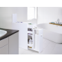 MOBILETTO SALVASPAZIO PER BAGNO IN MDF BIANCO