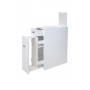 MOBILETTO SALVASPAZIO PER BAGNO IN MDF BIANCO