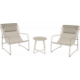 MD GARDEN - SET SEDIE E TAVOLINO TORTORA